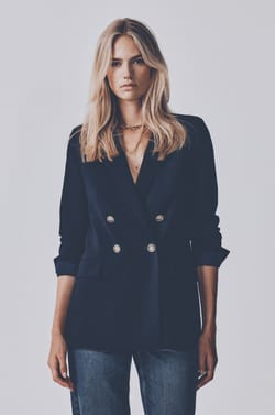 Veste tailleur marine BARBARA;${refinementColor}