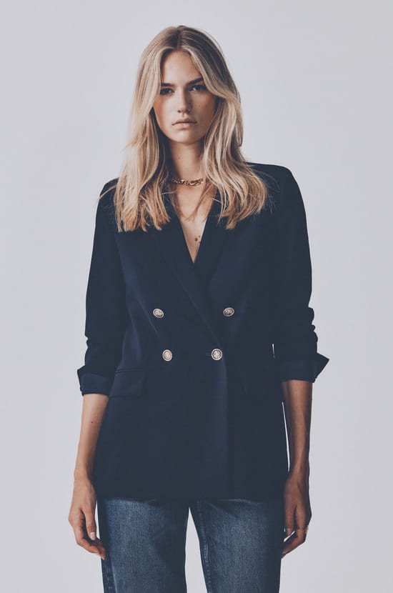 Veste tailleur marine BARBARA;${refinementColor}