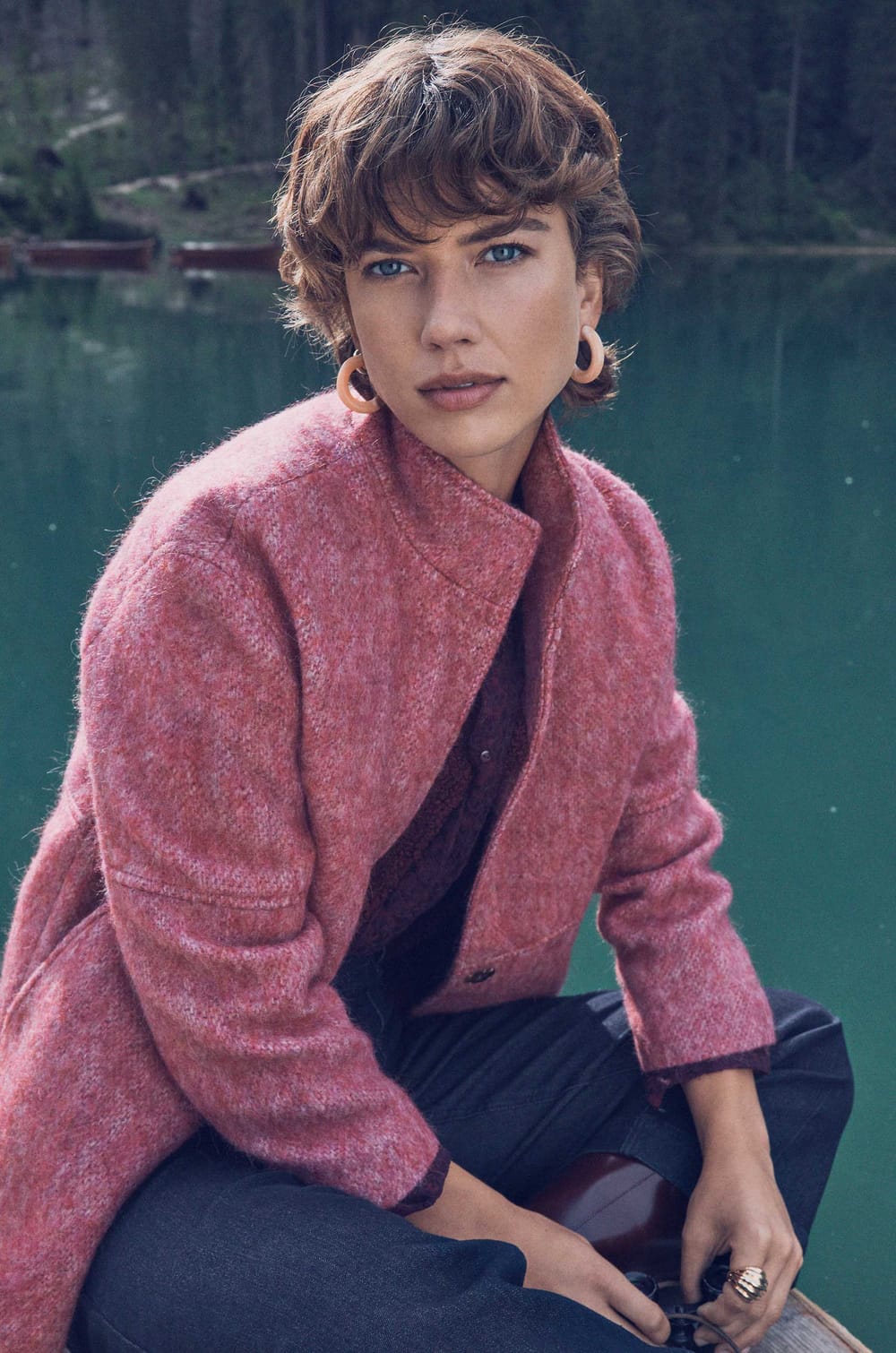 LAMIA wool coat;${refinementColor}