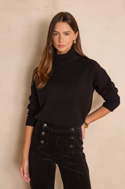 CELESTIN turtleneck jumper 100% wool;${refinementColor}