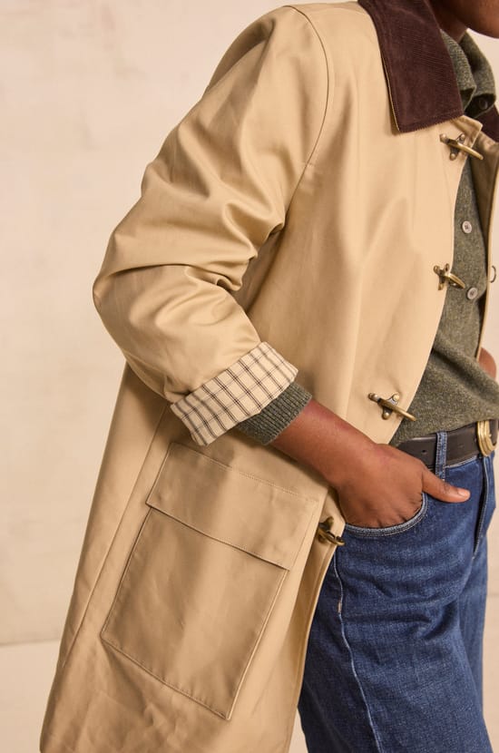 Long sleeve cotton parka DANAE;${refinementColor}