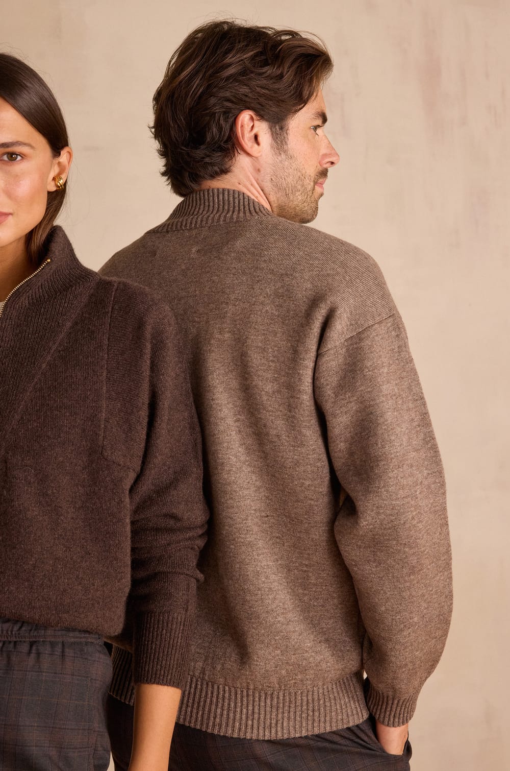 BAROUDEUR unisex bomber jacket in wool;${refinementColor}