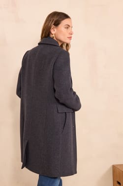 Manteau en laine m&eacute;lang&eacute; ANABELLE;${refinementColor}
