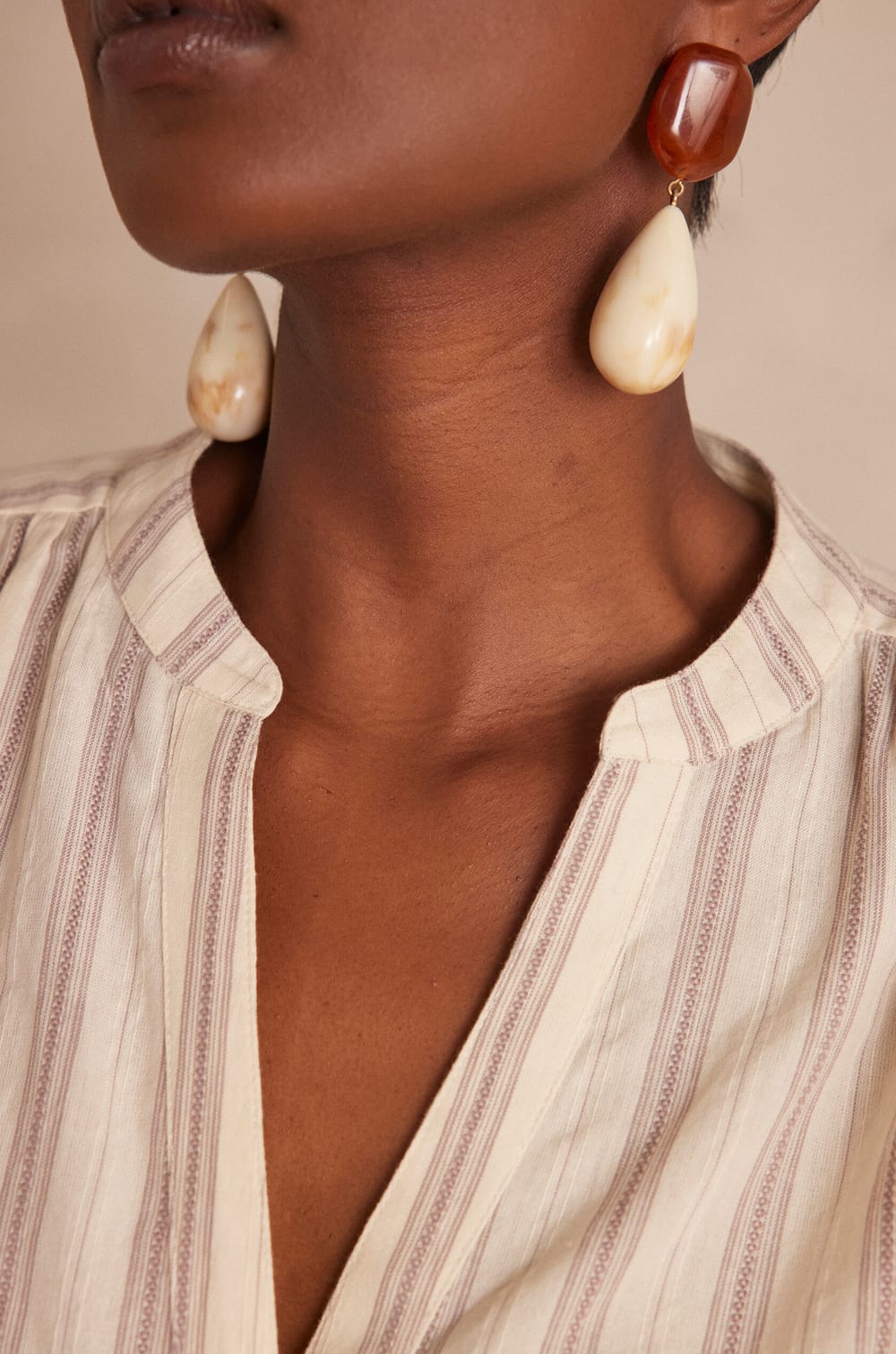 Blouse SABRINA en coton;${refinementColor}