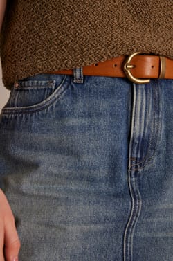 Jupe JULIE en denim;${refinementColor}