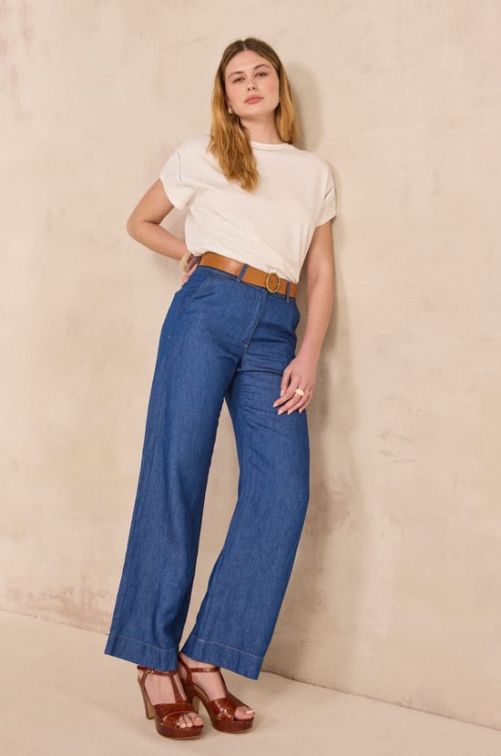 ADELE wide leg jeans;${refinementColor}