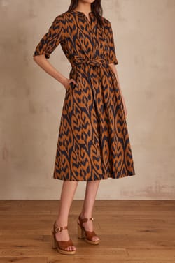 Robe longue LINDA imprim&eacute;e;${refinementColor}