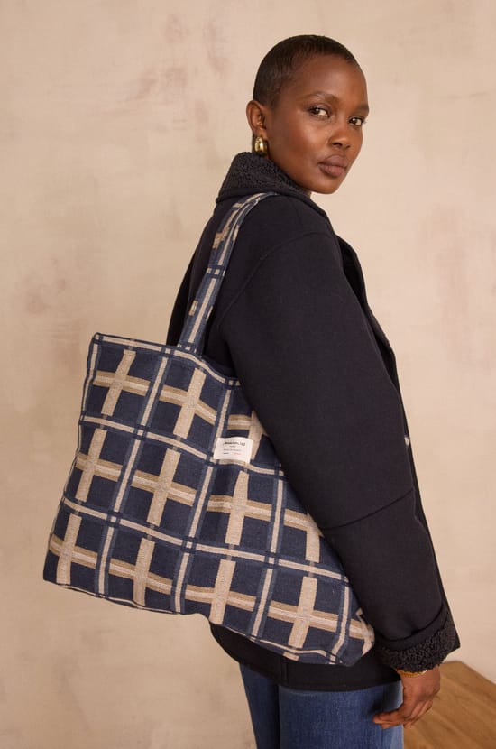 Tote bag en coton recyclé ;${refinementColor}