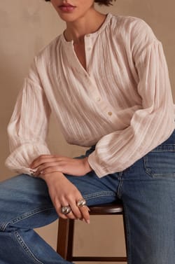 Blouse &agrave; rayures BELLE;${refinementColor}