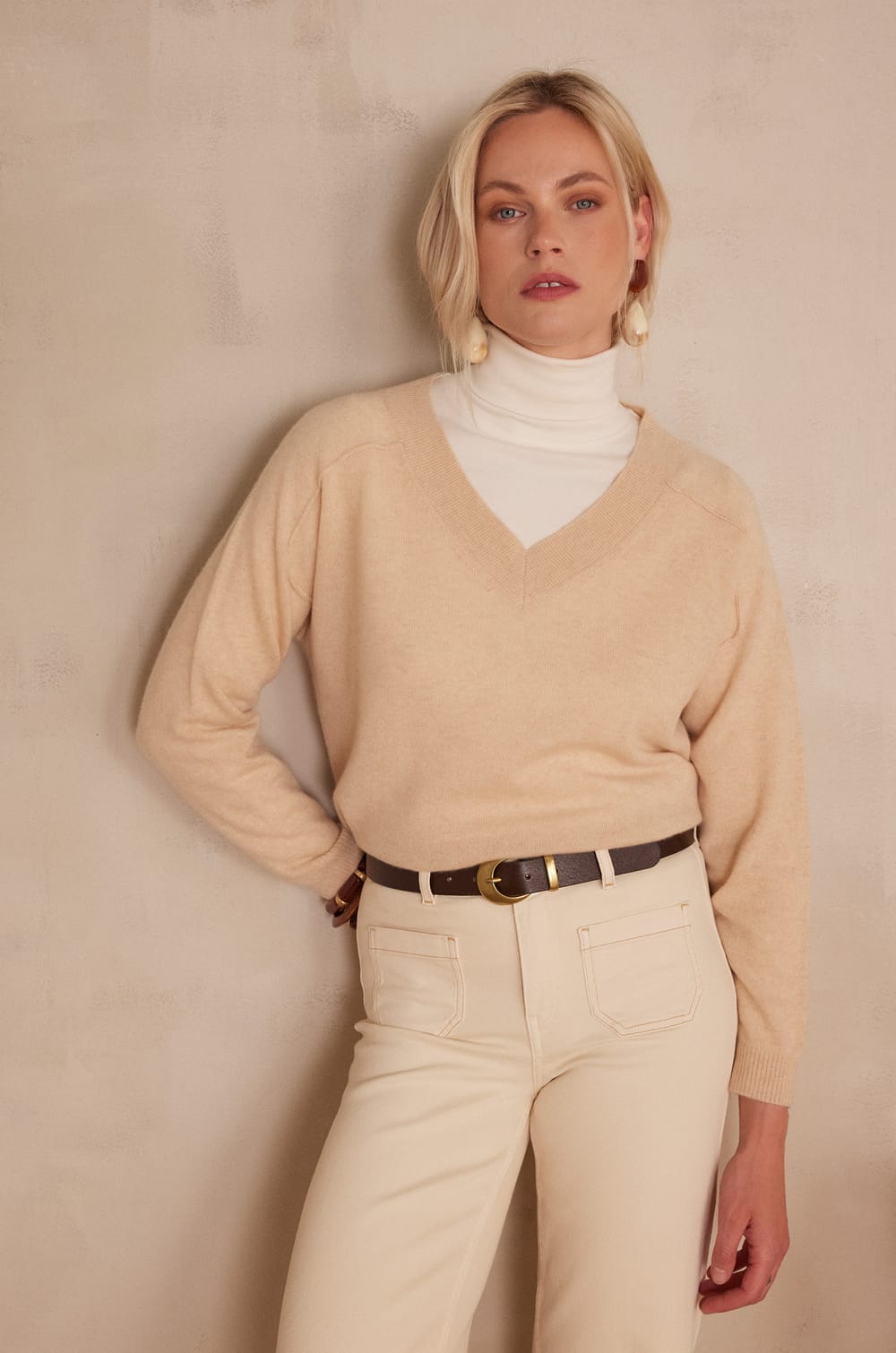 BARY jumper in 100% cashmere;${refinementColor}