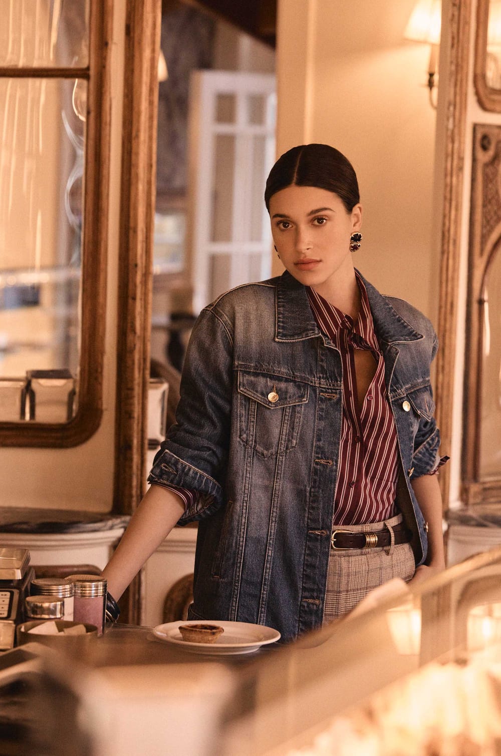 Veste en jean SOPHIE;${refinementColor}