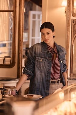 Veste en jean SOPHIE;${refinementColor}