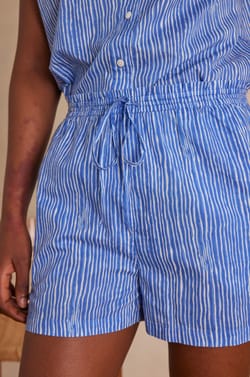 MATISSE striped cotton shorts;${refinementColor}