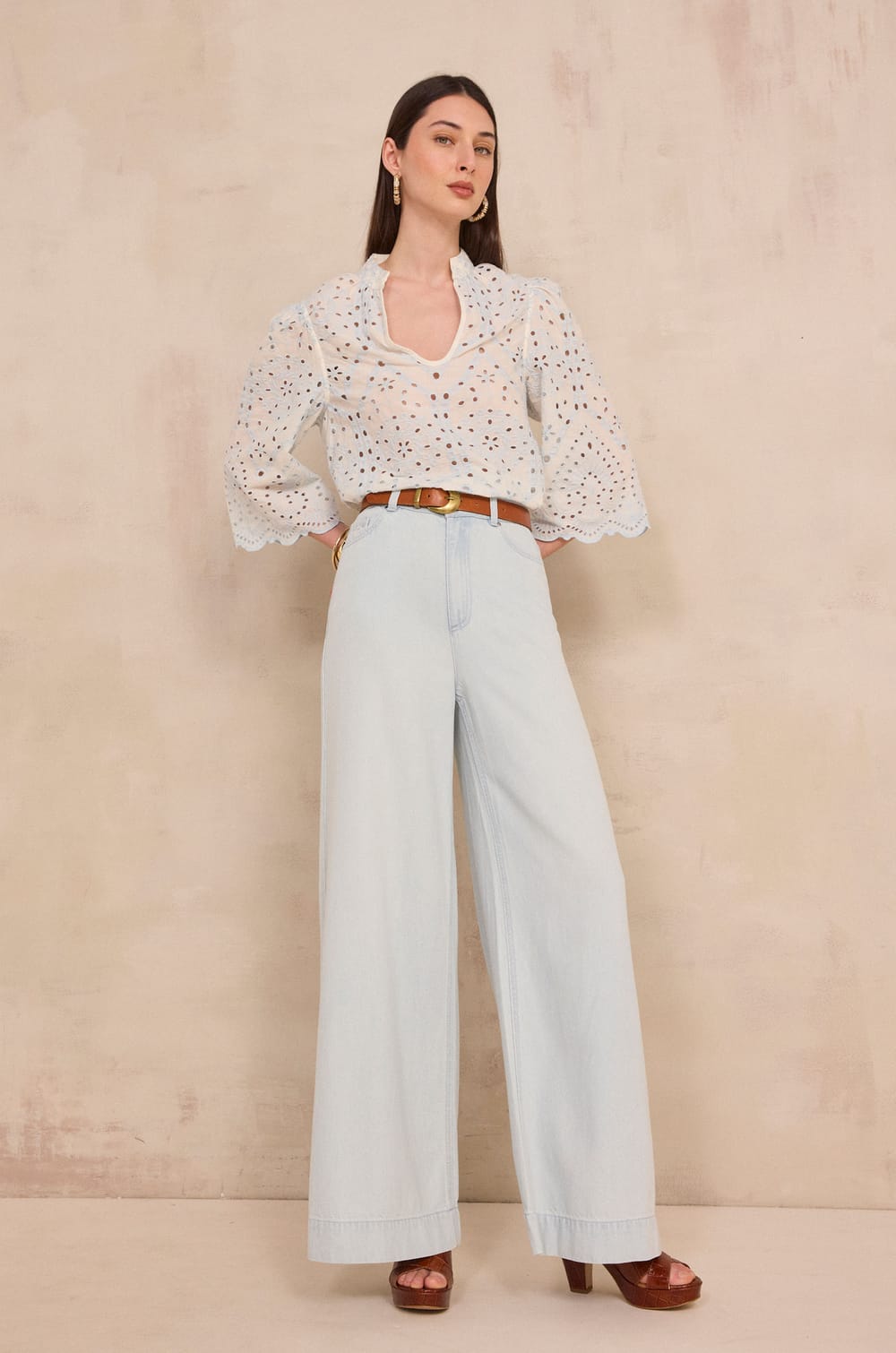 TARA wide pants;${refinementColor}