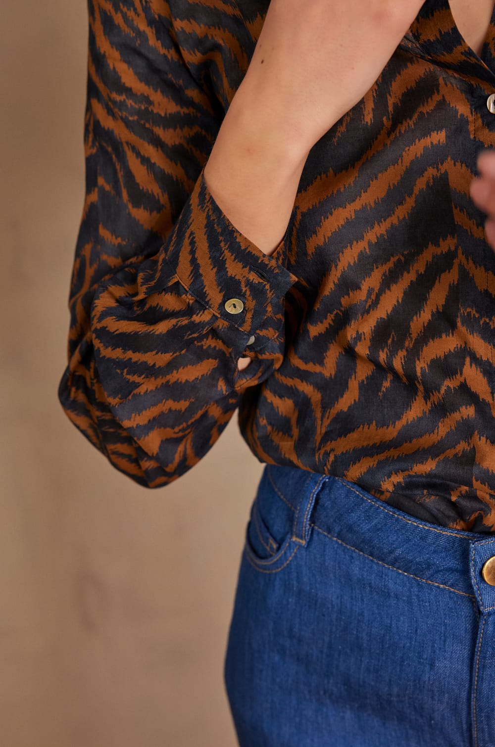 Baumwollbluse COLETTE;${refinementColor}