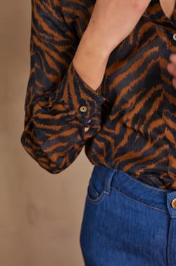 Baumwollbluse COLETTE;${refinementColor}