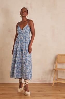 Vestido LUCIE de algodón;${refinementColor}