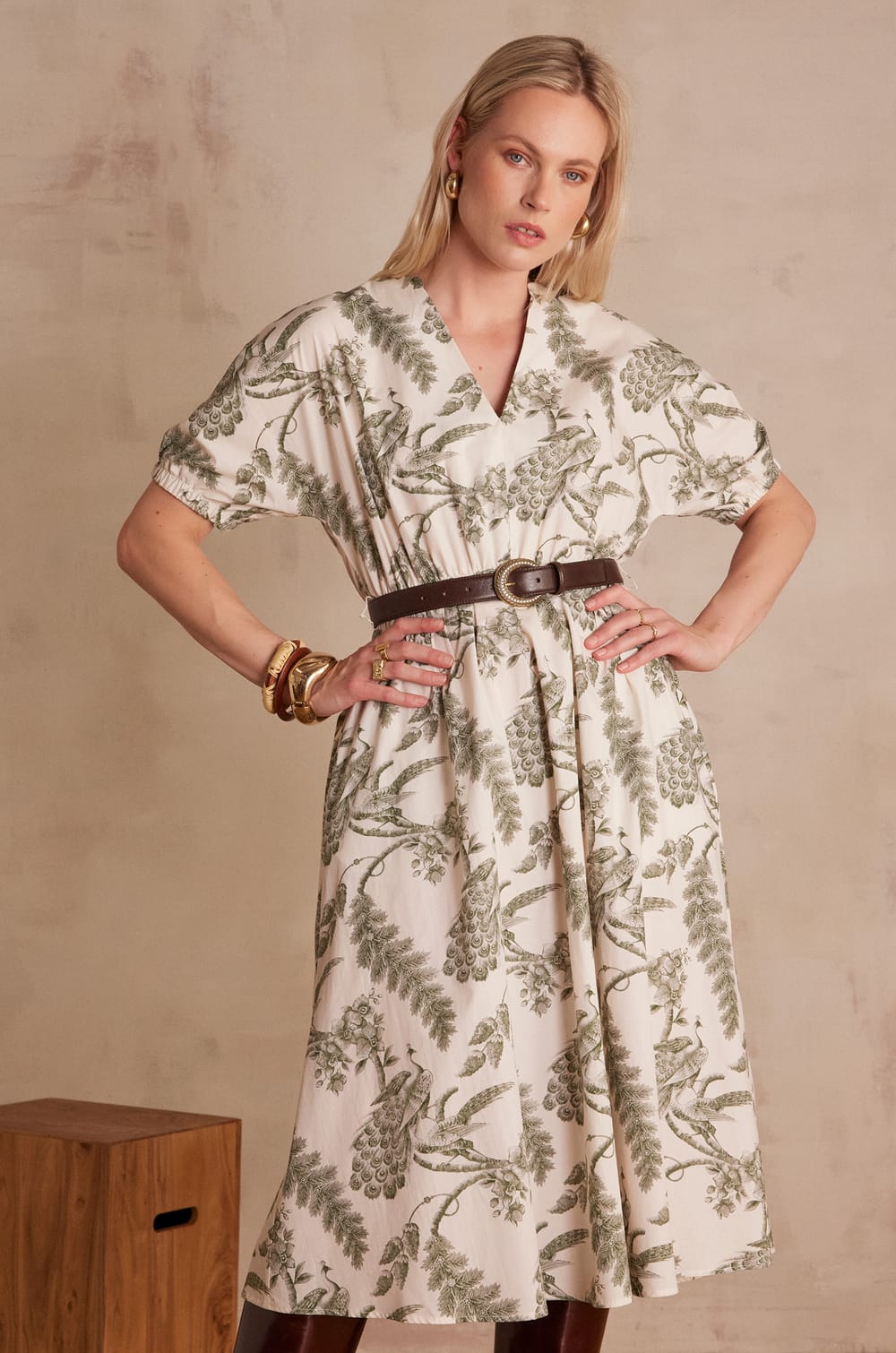 Robe CORDELIA en coton;${refinementColor}