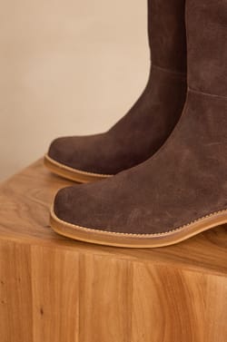 ROMANE leather boots;${refinementColor}