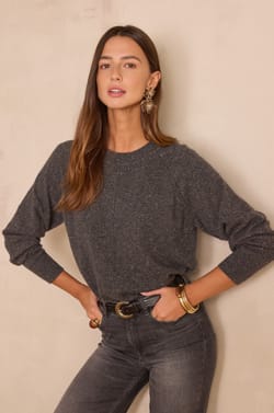 ARY BIS jumper in 100% cashmere - 2 ply;${refinementColor}