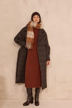 Phoebee mixed wool and yak knit dress;${refinementColor}