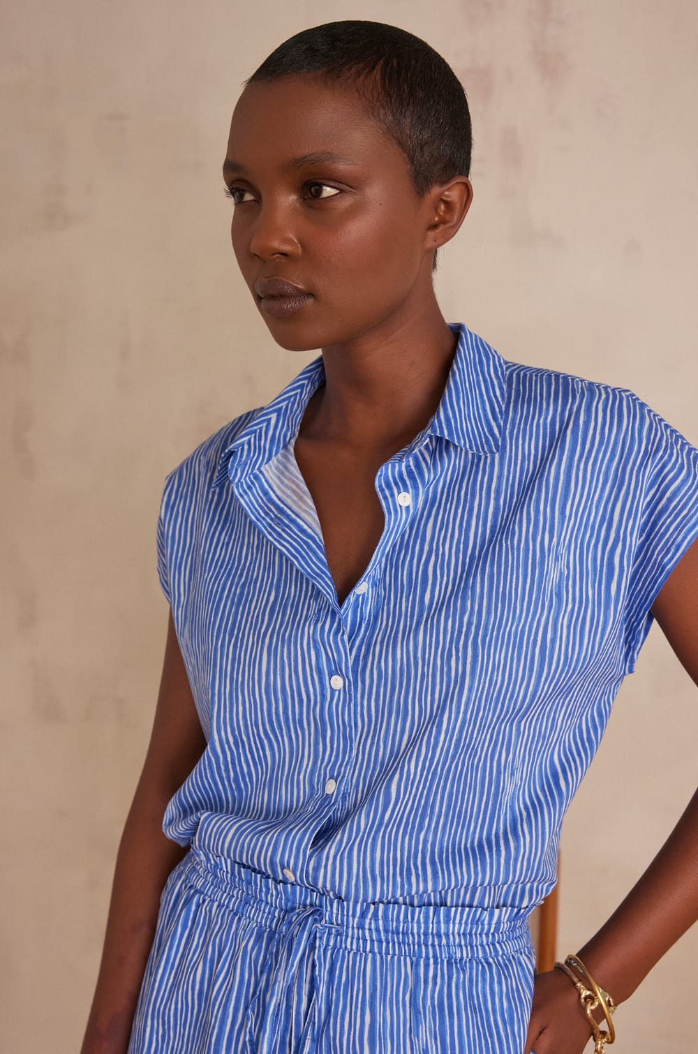 SUNRISE cotton shirt;${refinementColor}