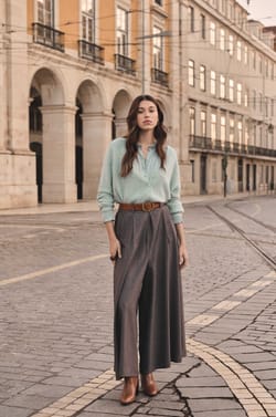 TATIANA wide-leg trousers;${refinementColor}