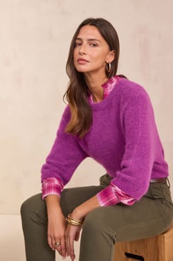 3/4 sleeve jumper PHOEBE;${refinementColor}