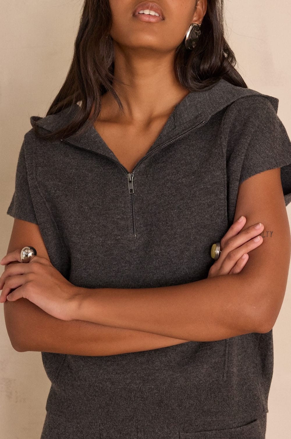 Veste &agrave; manches courtes BERY;${refinementColor}