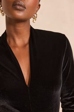 Body col V in velvet TANY;${refinementColor}