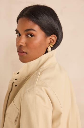 Veste à manches longues en coton CLAIRE;${refinementColor}