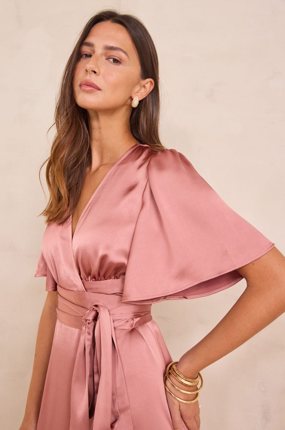 Long satin wrap dress BORA;${refinementColor}