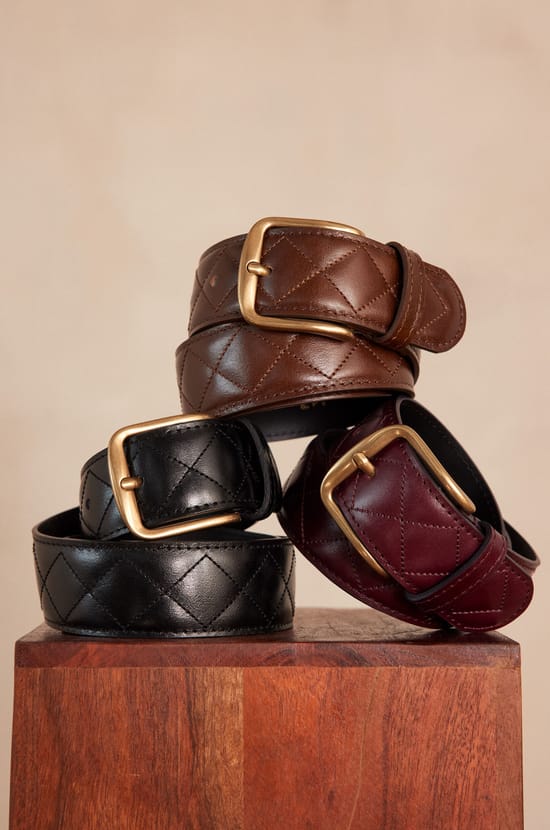 Ceinture NELLY en cuir;${refinementColor}