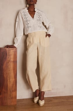 Pantalon BASTIEN en  LIN;${refinementColor}