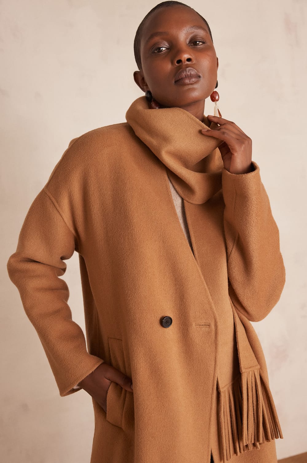 DAHLIA long wool coat;${refinementColor}