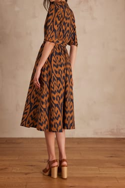 Robe longue LINDA imprim&eacute;e;${refinementColor}