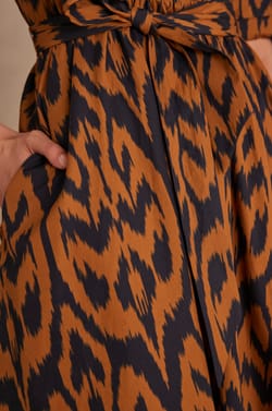 Robe longue LINDA imprim&eacute;e;${refinementColor}