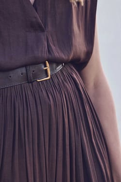LEONARD leather Belt;${refinementColor}