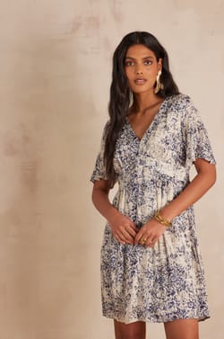 Robe courte ROSALIA;${refinementColor}