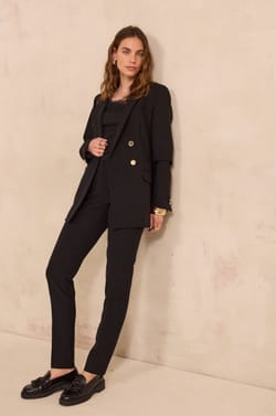 LARA chinos trousers;${refinementColor}