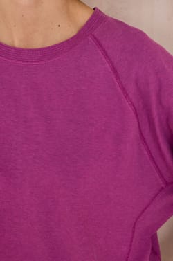 Hemp and cotton T-shirt LOUISON;${refinementColor}