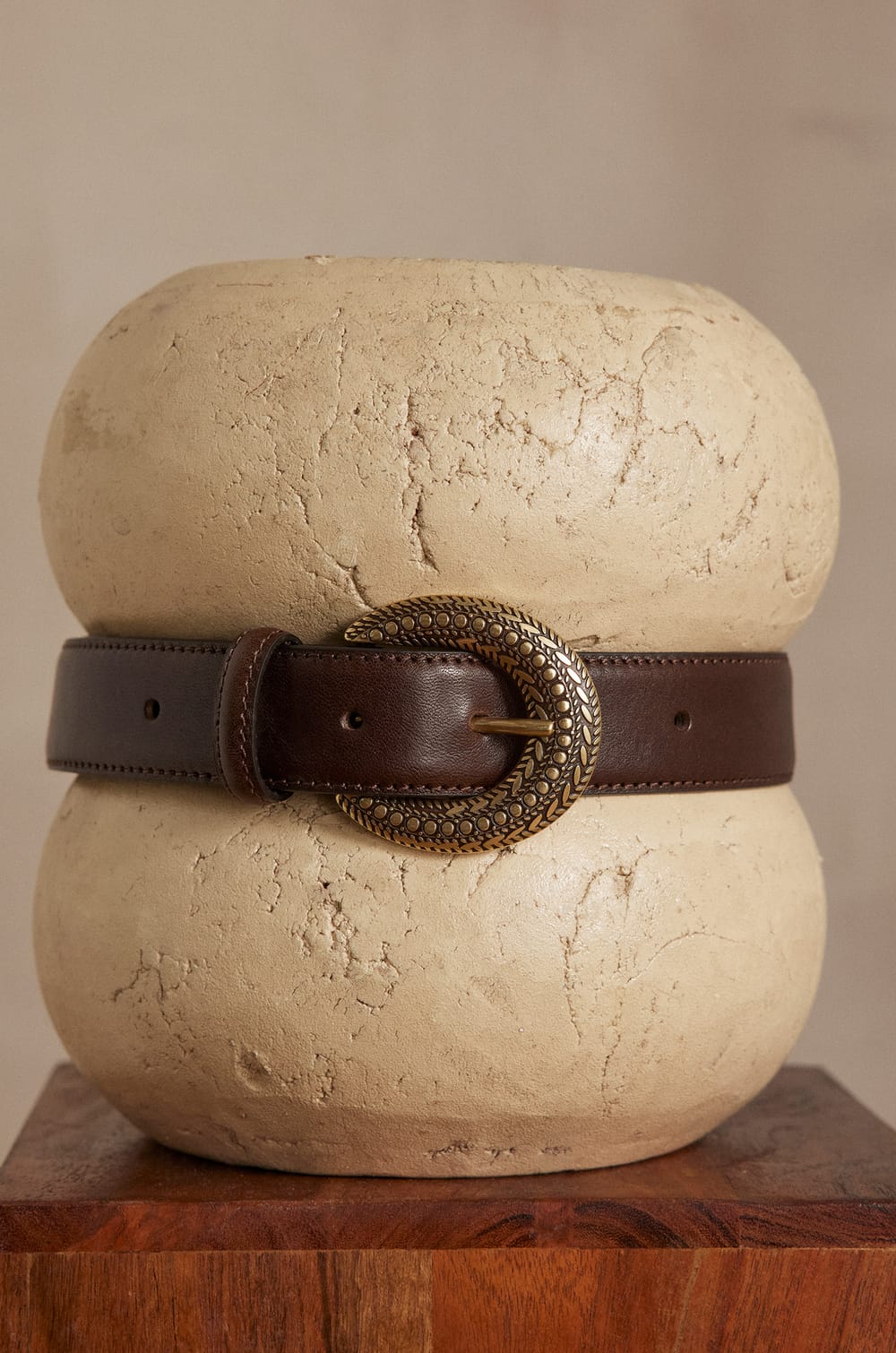 NINA leather belt;${refinementColor}