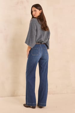 Losse ALESS jeans in denim;${refinementColor}