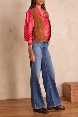 Jean large SANDY en denim;${refinementColor}
