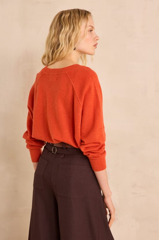 ARY cashmere long-sleeve sweater;${refinementColor}