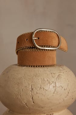 JASMINE leather belt;${refinementColor}