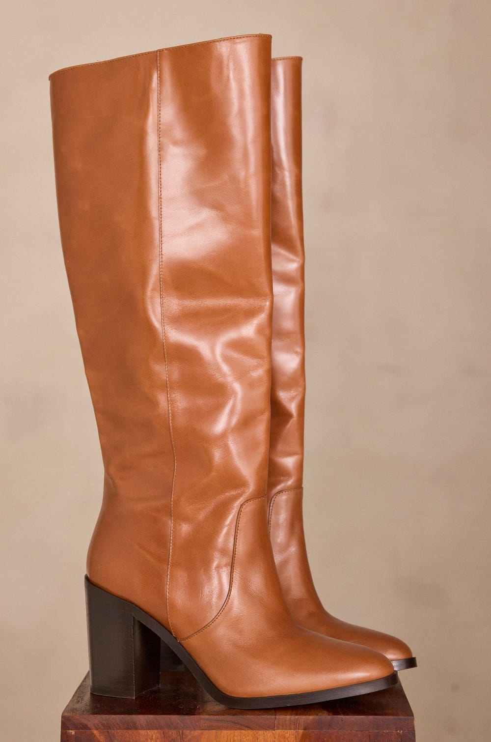 Bottes en 100% cuir VANESSA;${refinementColor}