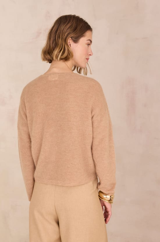 Gilet en mohair et laine PAOLO;${refinementColor}