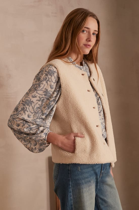 BROOKLYN sleeveless jacket PhotoZ | 1-2-3