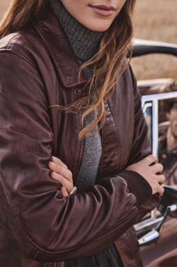Unisex jacket in 100% leather SEDUCTEUR;${refinementColor}